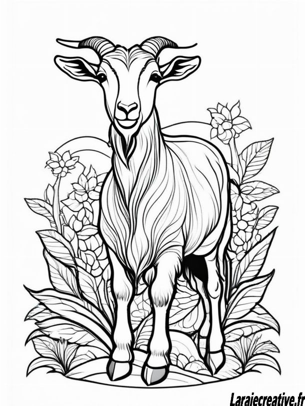 dessin anime chevre
