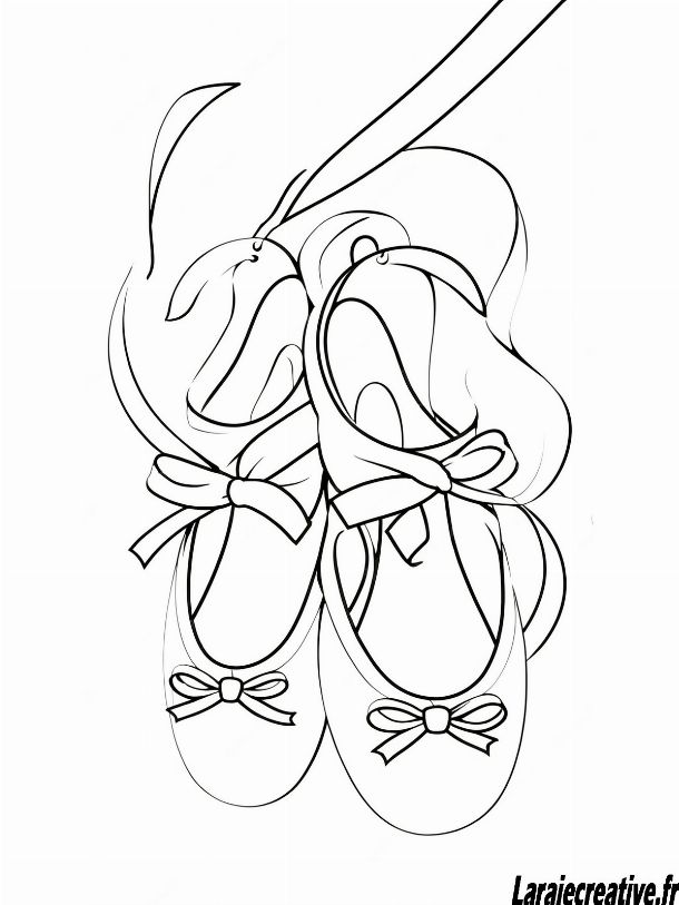 coloriage danseuse à imprimer