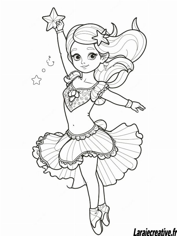 dessin danseuse moderne jazz facile