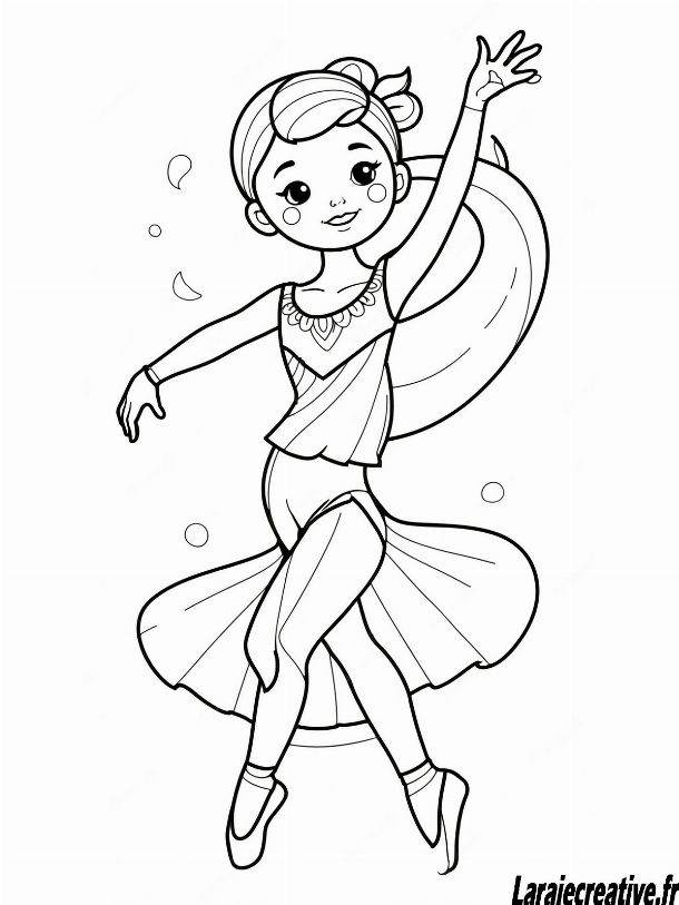 dessin danseuse flamenco facile