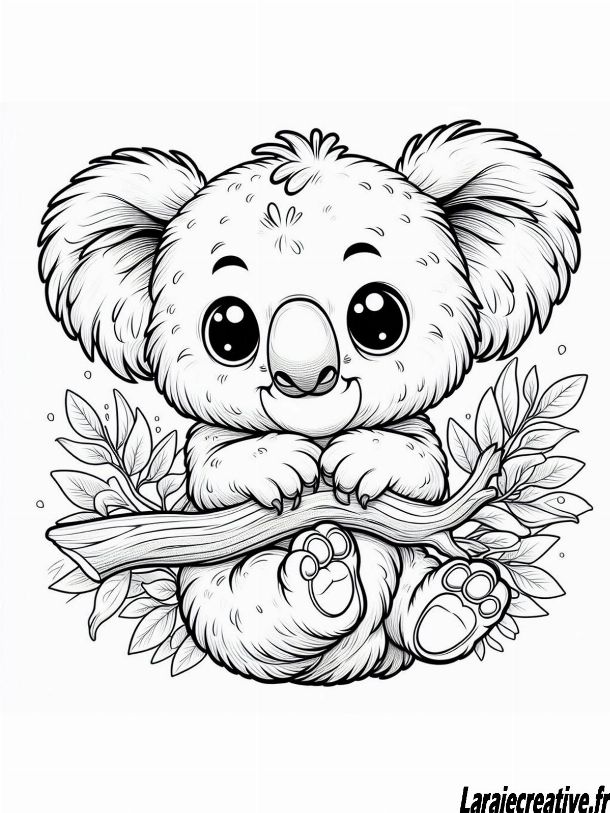 koala dessin réaliste