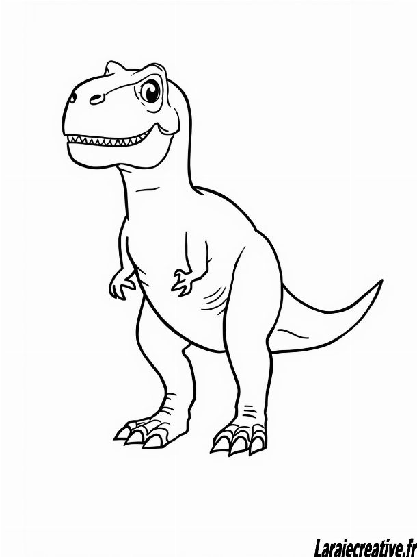 coloriage dinosaure enfant