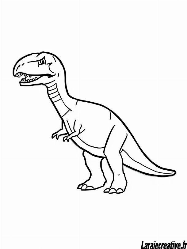 dessin dinosaure a imprimer gratuit
