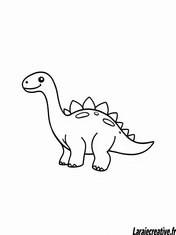 dessin dinosaure gratuit
