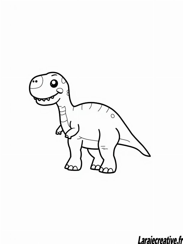 dessin dinosaure a imprimer pdf
