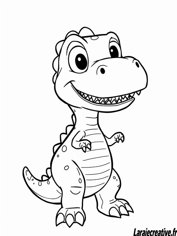 dessin dinosaure maternelle