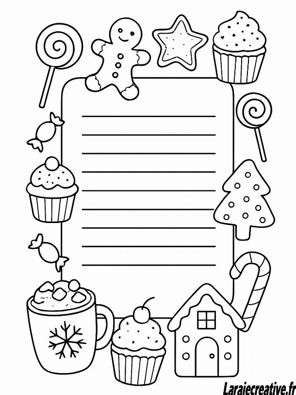 coloriage lettre joyeux noel