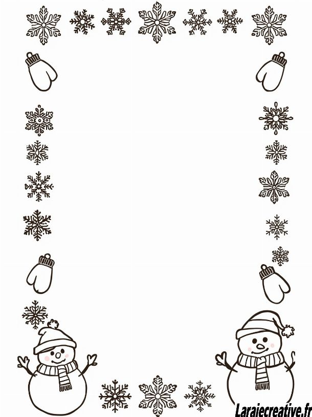 dessin pour lettre au pere noel