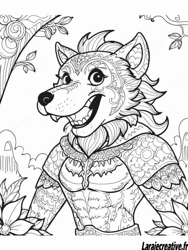 loup garou dessin