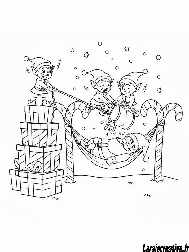 dessin lutin farceur