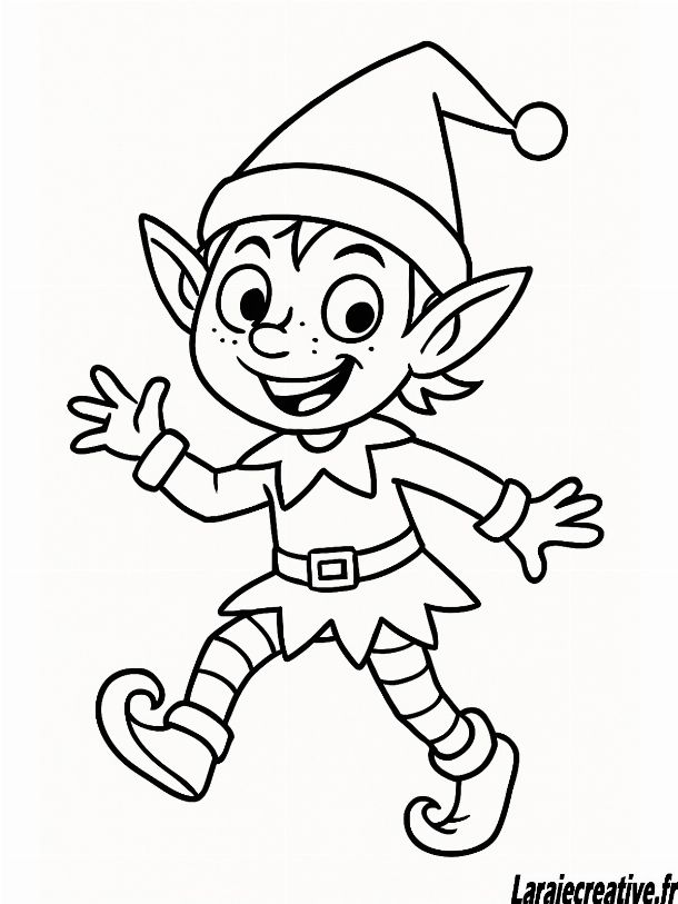 dessin lutin farceur miroir