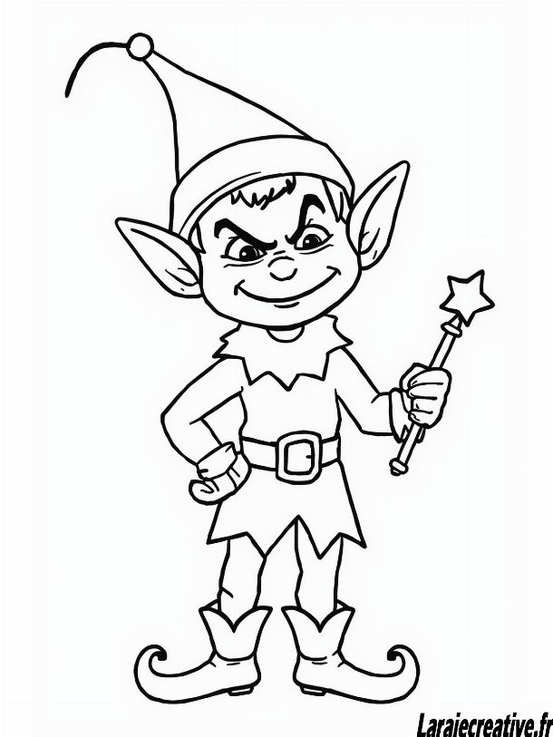 dessin lutin farceur betise