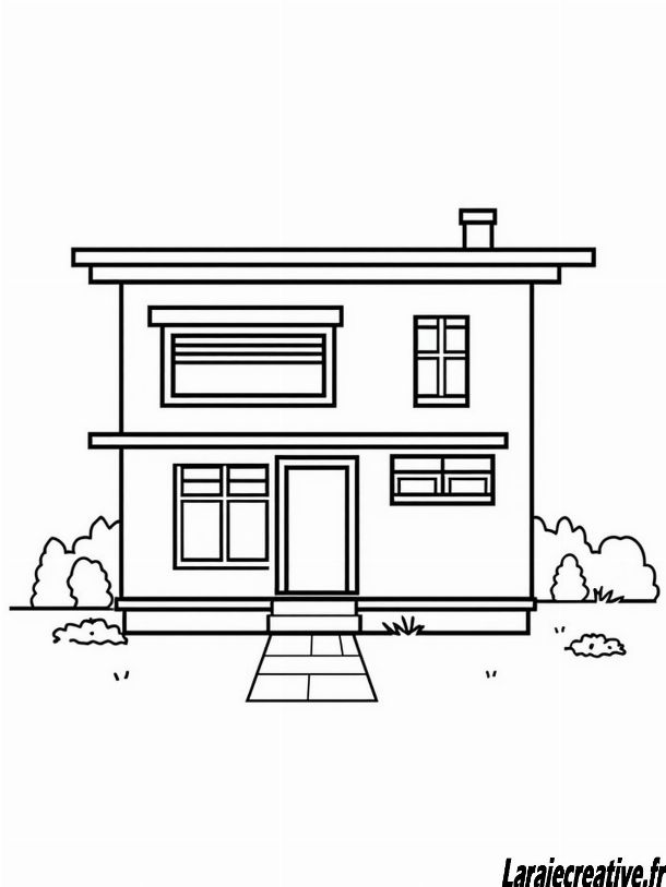 dessin maison simple