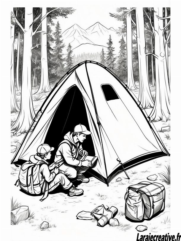coloriage fête des pères