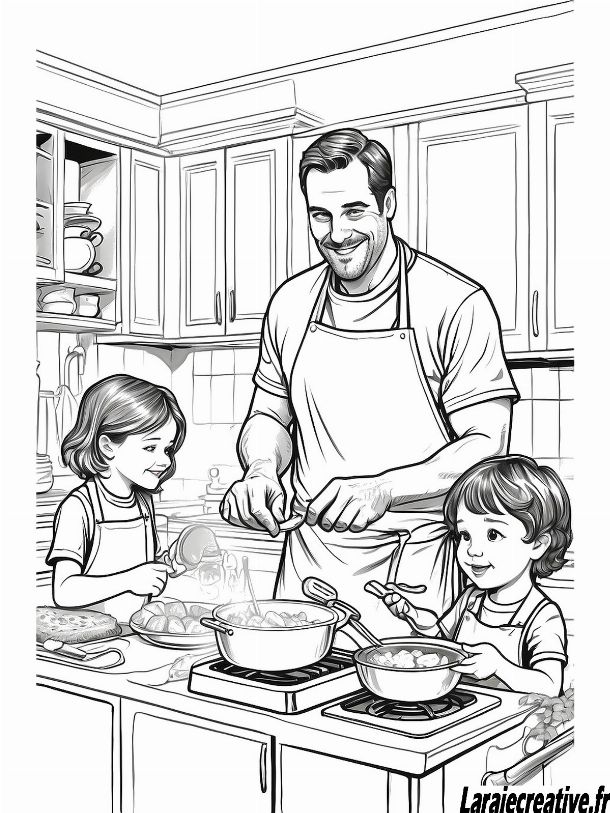 dessin bonne fete papa