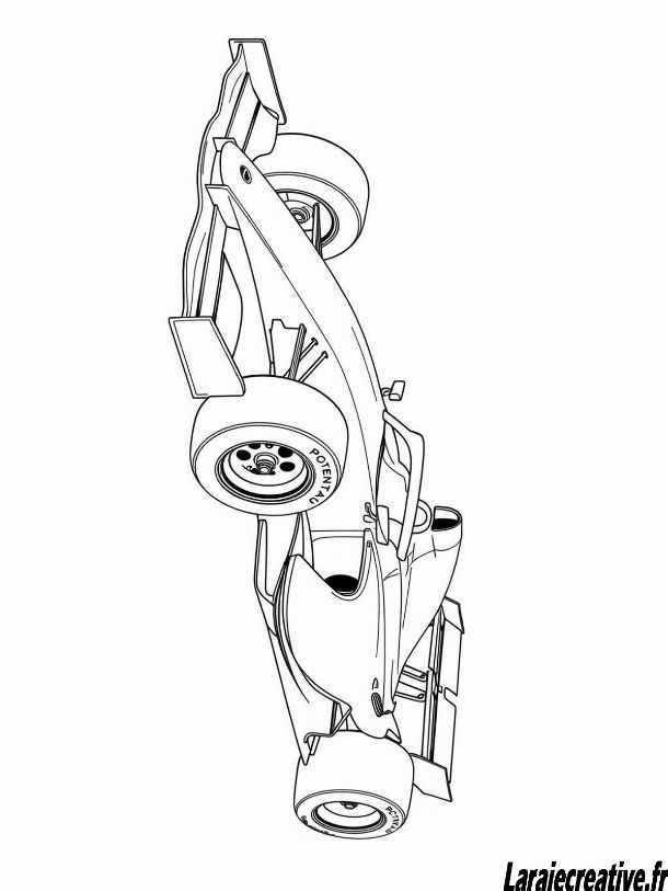 dessin voiture de sport a imprimer