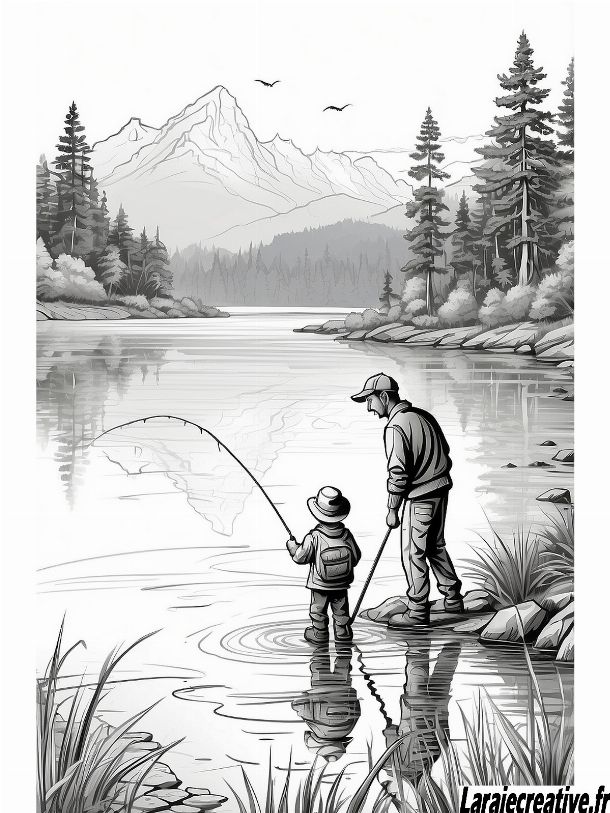 coloriage bonne fête papa à imprimer gratuit