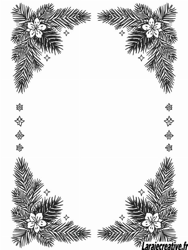 dessin lettre du pere noel