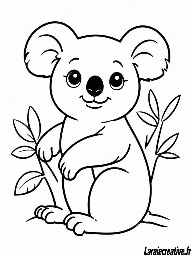 coloriages koala