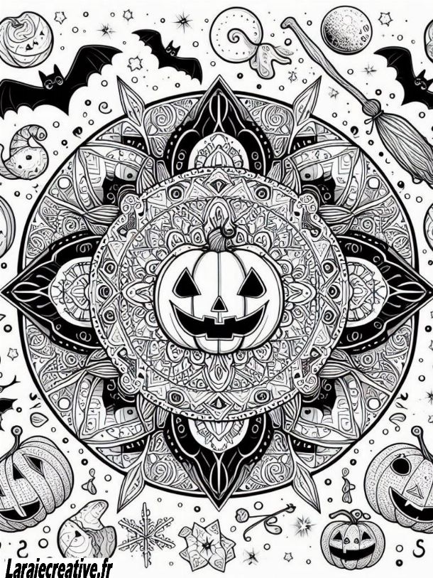 mandala halloween cp