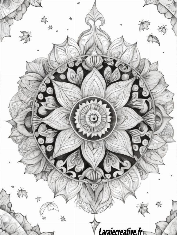 mandala halloween enfant