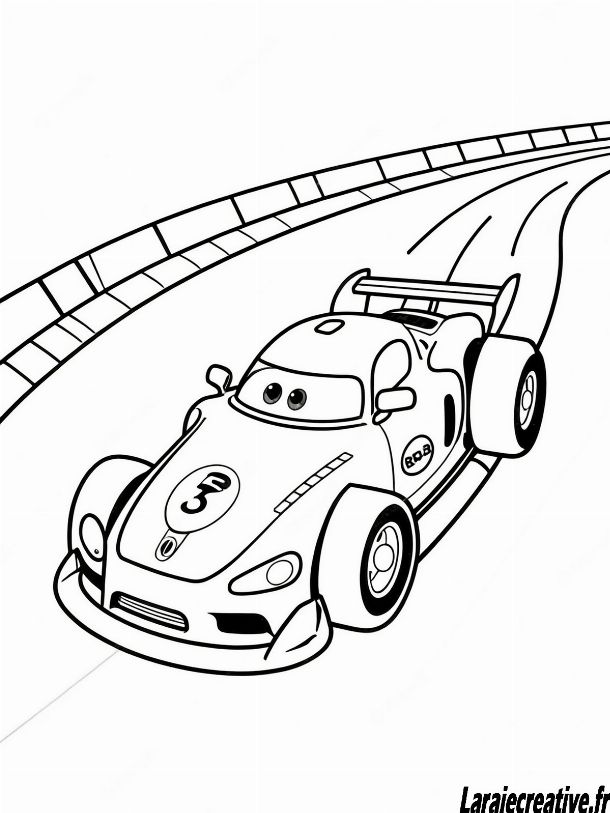 coloriage voiture de sport à imprimer gratuit