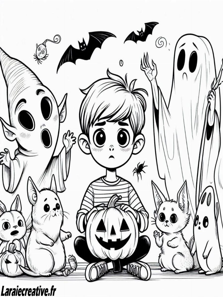 Dessin D Halloween Qui Fait Tr s Peur T l chargez Et Imprimez 
