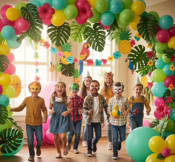 tenue tropical anniversaire enfant